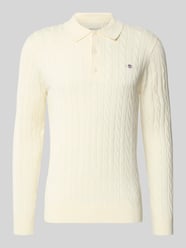 sweter o kroju regular fit z czystej bawełny od GANT - 48