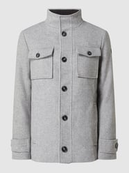 Jacke mit Kontrastblende von Tom Tailor Grau - 47