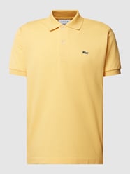 Poloshirt mit Label-Stitching von Lacoste Gelb - 39