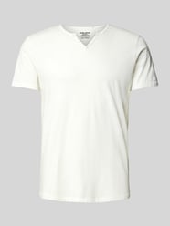 T-Shirt mit Serafino-Ausschnitt von Blend - 12