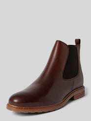 Chelsea Boots aus Leder mit Ziernaht von Tamaris Braun - 24