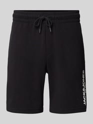 Sweatshorts mit Tunnelzug Modell 'JAIDEN' von Jack & Jones Blau - 29