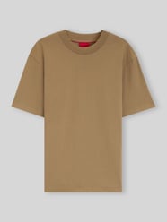 regular fit T-shirt van puur katoen model 'DAPOLINO' van HUGO Beige - 10