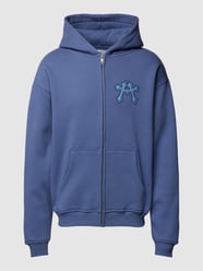 Oversized Sweatjacke mit Kapuze von Multiply Apparel Blau - 39