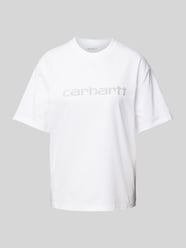 T-Shirt mit Strasssteinbesatz Modell 'Rivet' von Carhartt Work In Progress Weiß - 29