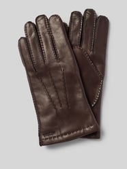 Handschuhe aus Lammnappa Modell 'Edward' von Hestra Braun - 46