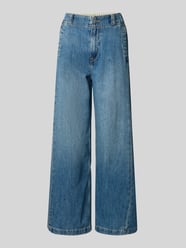 Jeansy z szeroką nogawką z mieszanki bawełny model ‘JAIMY’ od Pepe Jeans - 9