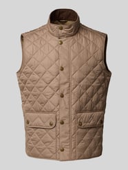 Steppweste mit Stehkragen Modell 'New Lowerdale' von Barbour Beige - 33