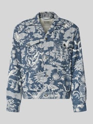 Jacke im Allover-Look mit Reverskragen von Scotch & Soda - 48