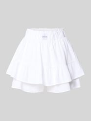 Ausgestellter Skort aus Leinen-Baumwoll-Mix Modell 'PIPPA' von VILLA SOPHIE - 1