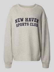 Oversized Sweatshirt aus reiner Baumwolle mit Statement-Print von Gant - 2