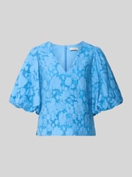 bluzka o kroju regular fit z mieszanki wiskozy model 'Limana' od Ted Baker - 22