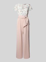 Jumpsuit mit V-Ausschnitt von Christian Berg Cocktail Pink - 40