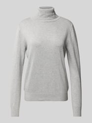 Regular Fit Rollkragenpullover in unifarbenem Design von Tom Tailor Grau - 37