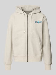 Bluza rozpinana z nadrukiem z logo od Kenzo - 6