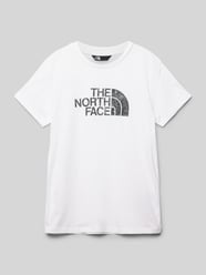 T-Shirt mit Label-Print Modell 'EASY' von The North Face Weiß - 30