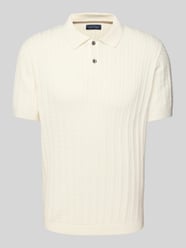 Poloshirt mit gerippten Abschlüssen von Christian Berg Men - 47