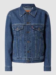 Ex boyfriend fit trucker jacket van katoen - ‘Water<Less™’
 van Levi's® Blauw / turquoise - 7