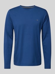 Longsleeve mit Logo-Print von Fynch-Hatton Blau - 26