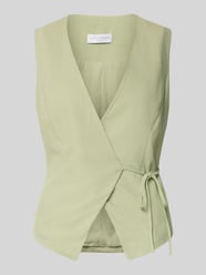 Gilet van viscose met V-hals, model 'Emelie' van LeGer by Lena Gercke - 35