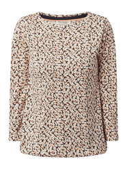 Shirt met all-over motief, model 'Eirian' van Broadway NYC Oranje - 26