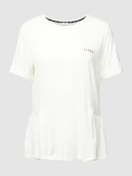 T-Shirt mit Streifenmuster von LIU JO SPORT Beige - 12