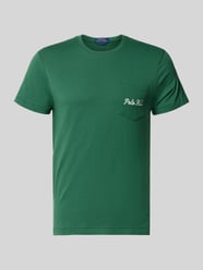 Slim Fit T-Shirt aus reiner Baumwolle mit Polo Bear Motiv-Print von Polo Ralph Lauren - 39