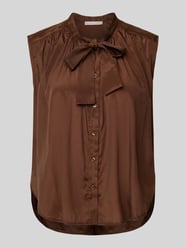 Blusentop mit Schluppe und Knopfleiste von Christian Berg Woman Selection - 1