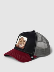 Trucker-pet met wol, model 'BOSS CIRCLE OF LIFE' van GOORIN BROS. Zwart - 4
