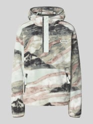 Hoodie van fleece met labelpatch model 'Helvetia' van Columbia - 3