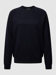 Sweatshirt mit Label-Stitching von Guess Blau - 29