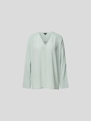 Seidenbluse mit V-Ausschnitt von Joseph Mint - 48