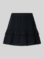 Spódnica mini z falbaną z czystej bawełny 'TRINE' od VERO MODA - 39