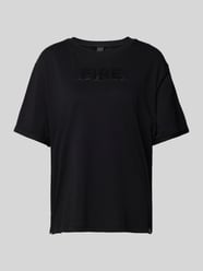 T-Shirt mit Label-Detail Modell 'CABELA' von FIRE + ICE Schwarz - 20