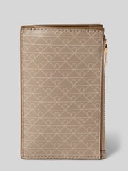 Portemonnee van echt leer, model 'Emblem' van CK Calvin Klein Beige - 9