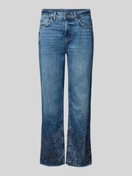 Straight fit jeans met pailletten van Liu Jo White - 37