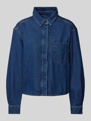 Koszula jeansowa o kroju regular fit z wykładanym kołnierzem i kieszenią na piersi od Marc O'Polo Denim - 2