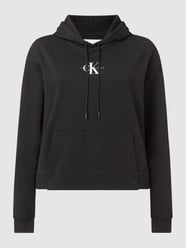 PLUS SIZE Hoodie aus Bio-Baumwolle  von Calvin Klein Jeans Plus Schwarz - 8