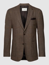 Colbert met all-over motief, model 'Tedrick' van Carl Gross Bruin - 21