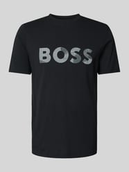 T-Shirt mit Logo-Print und Rundhalsausschnitt von BOSS Green - 35