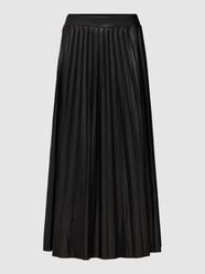 Midirock mit Plisseefalten Modell 'ONLANINA NEW SKIRT' von Only Grau / Schwarz - 32
