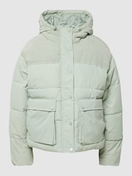 Steppjacke mit Cordbesatz Modell 'SADIE' von Only Grau - 13