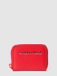 Portemonnaie mit Label-Detail Modell 'DIVINA' von VALENTINO BAGS Rot - 42