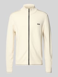 Regular Fit Sweatjacke aus Viskose-Mix Modell 'KN_LEAGUE FZ' von BOSS Green Beige - 5