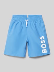 Badehose mit Label-Print von Boss - 2