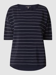 Shirt van viscose  van Esprit Collection Blauw - 40