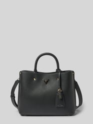Handtasche mit Label-Applikation Modell 'ECO MERIDIAN II' von GUESS - 39