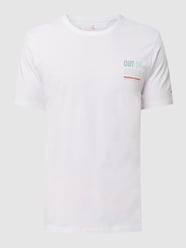 T-Shirt mit Brust- und Rückenprint von Colours & Sons Weiß - 11