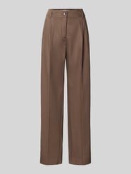 Weite Hose aus Lyocell-Baumwoll-Mix von Marc O'Polo Beige - 1