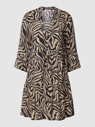Blusenkleid mit Allover-Muster Modell 'NOVA' von Only Weiß - 29